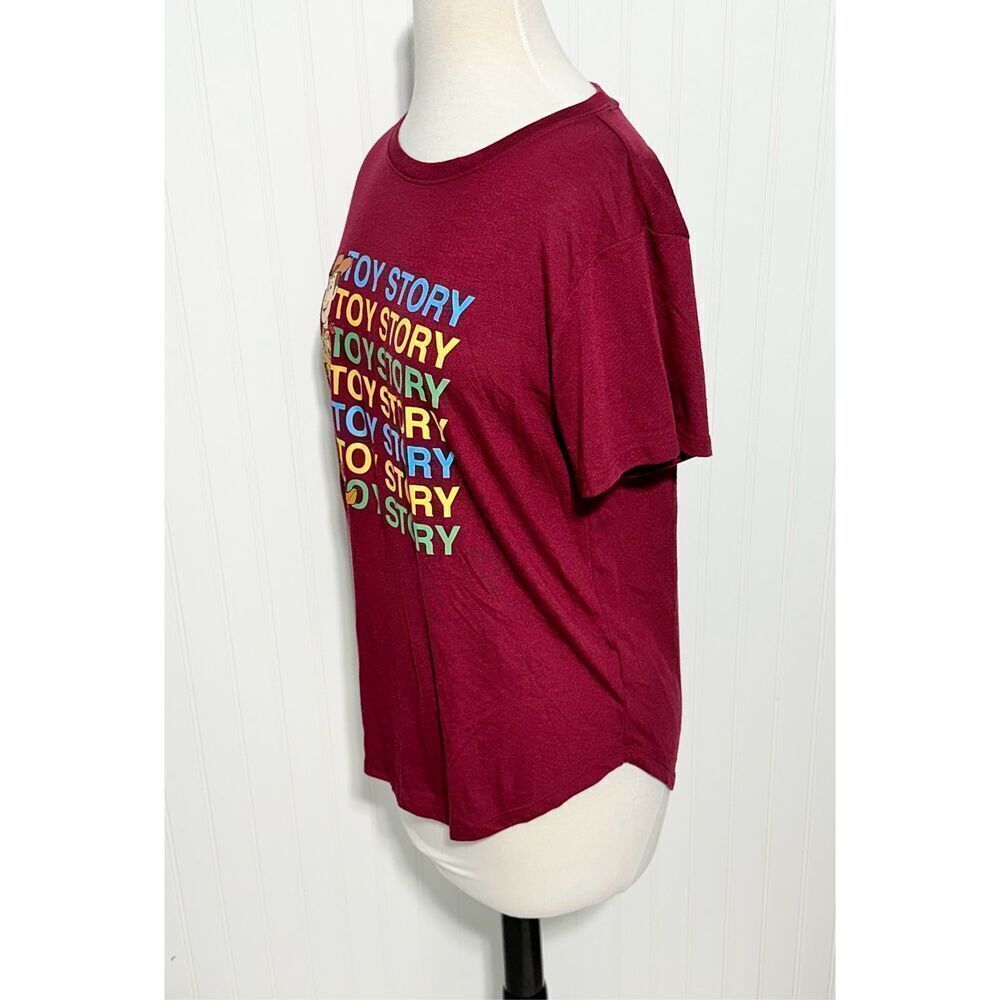 Disney Pixar Junior's Toy Story 4 Cowboy Woody T-Shirt Burgundy Red XXL - Picture 5 of 11